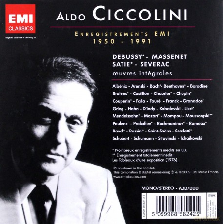 Aldo Ciccolini: Complete Recordings- EMI - 1950-1991 [56CD]