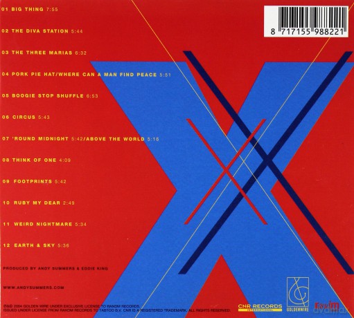 Andy Summers (The Police): The X Tracks - Best Of (digipack) [CD]