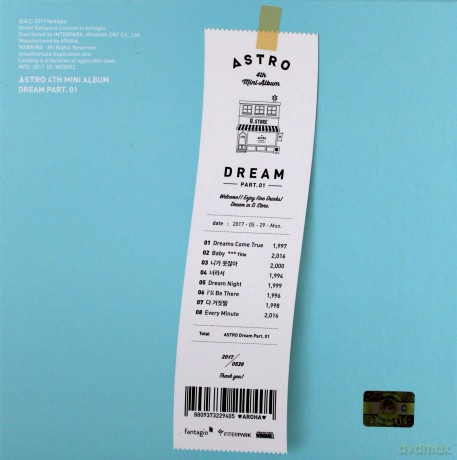 Astro: Dream Part.01 (4th Mini Album) (Day Version) [CD]