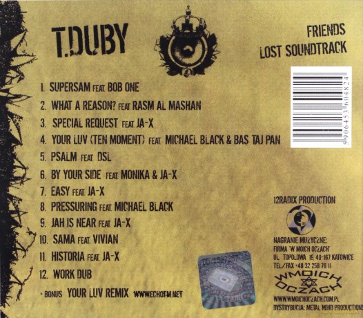 T. Duby: Friends - Lost Soundtrack [CD]