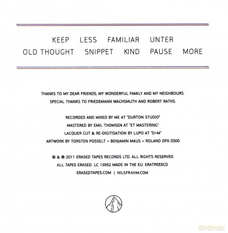 Nils Frahm: Felt [CD]