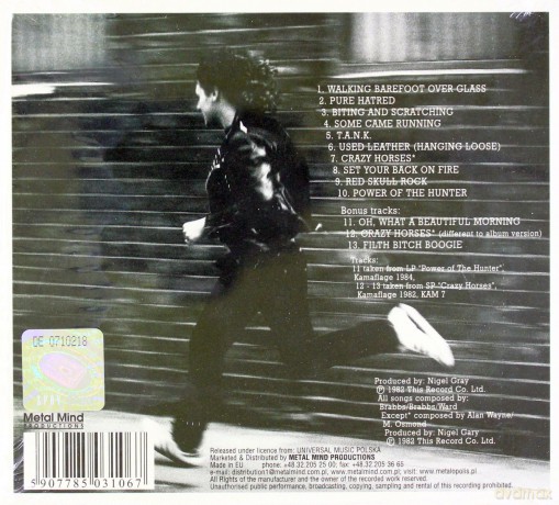 Tank: Power Of The Hunter (Remastered + Bonus Tracks) (digipack) [CD]