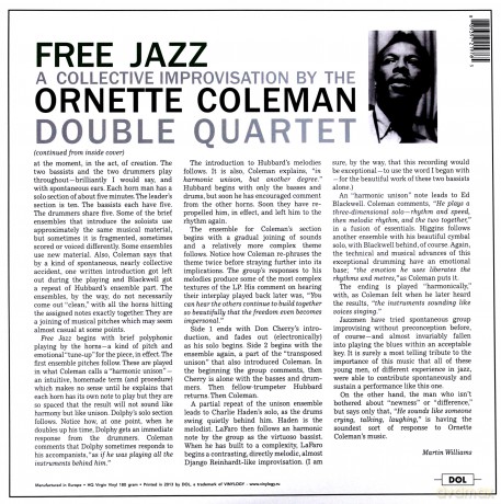 Ornette Coleman Double Quartet: Free Jazz [Winyl]