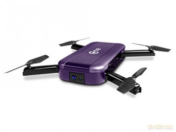 C-Me: Go Anywhere Flying Camera (Purple) Dron