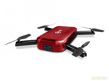 C-Me: Go Anywhere Flying Camera (Red) Dron