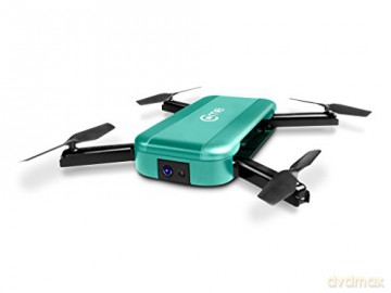 C-Me: Go Anywhere Flying Camera (Teal) Dron