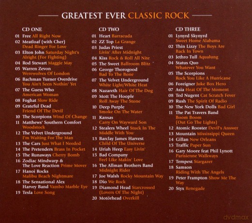 Greatest Ever - Classic Rock [3CD]