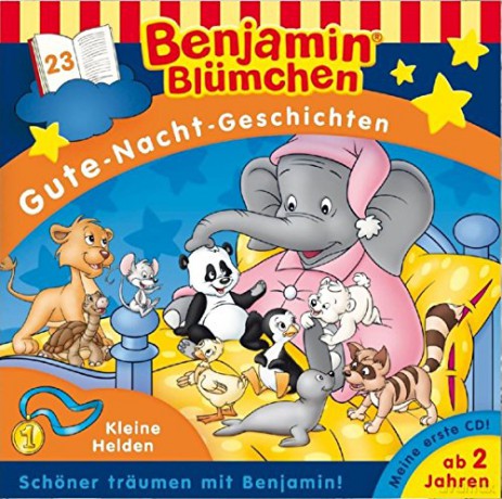 Benjamin Blumchen: Gute-Nacht-Geschichten 23. Kleine Helden [CD]