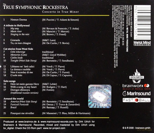 The True Symphonic Rockestra: Concerto In True Minor (Feat. James Labrie Dream Theater) [CD]