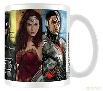 Justice League Movie: Hero Stripes Kubek