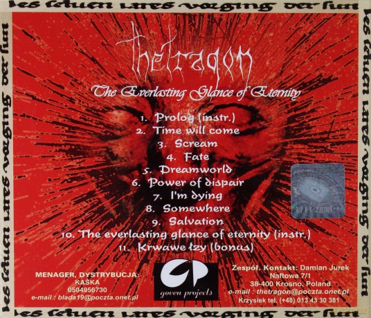 Thetragon: The Everlasting Glance Of Eternity [CD]