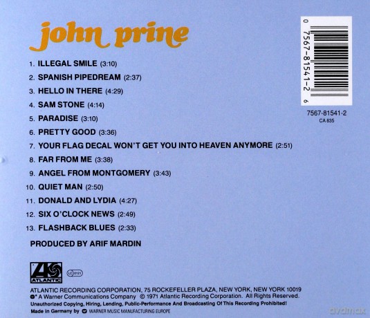 John Prine: John Prine [CD]