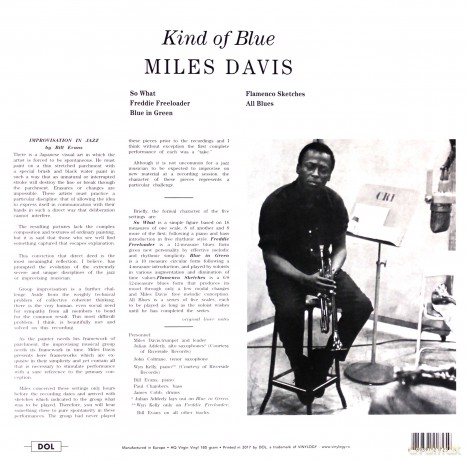 Miles Davis: Kind Of Blue [Winyl]