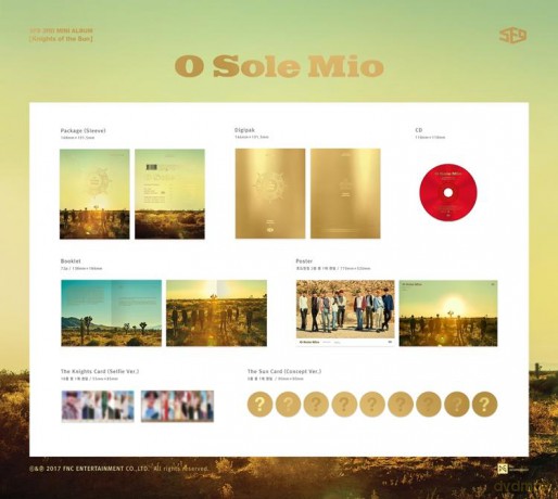 Sf9: Knights Of The Sun (3ed Mini Album) [CD]