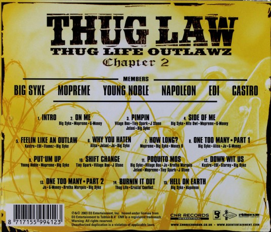 Thug Law: Outlaws Chapter 2 [CD]