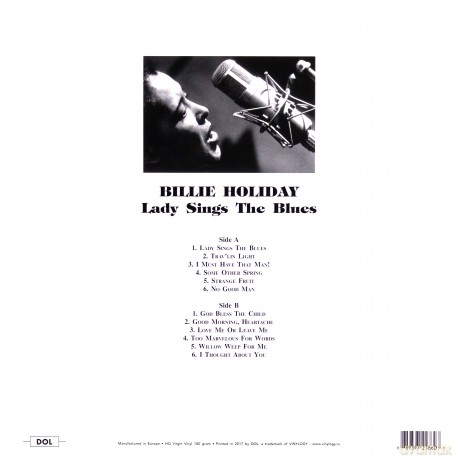 Billie Holiday: Lady Sings The Blues [Winyl]