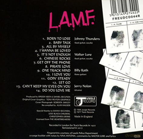 Johnny Thunders And: Lamf The Lost 77 Mixes [CD]