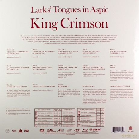 King Crimson: Larks Tongues In Aspic (40th Anniversary Edition) [13CD]+[Blu-Ray]+[DVD]