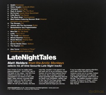 Late Night Tales - Arctic Monkeys [CD]