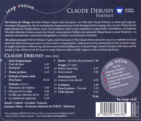 Claude Debussy: Portrait [CD]