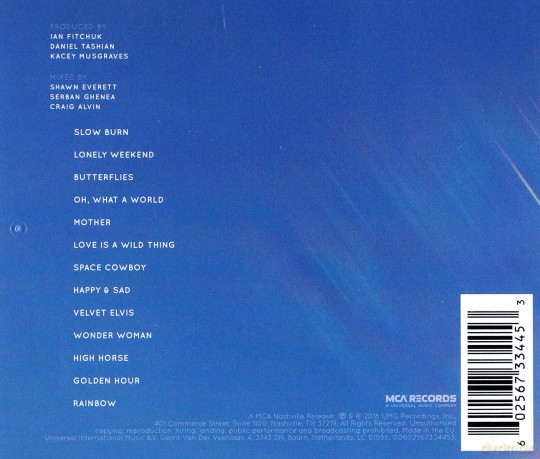 Kacey Musgraves: Golden Hour [CD]