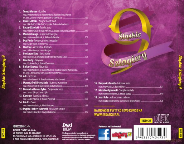 Śląskie Szlagiery 9 [CD]