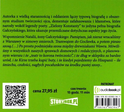 Zielony Konstanty - Kira Gałczyńska [AUDIOBOOK]