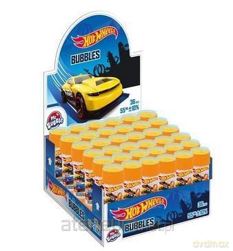Bańki mydlane Hot Wheels 55 ml (36 szt)