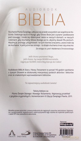 Biblia Stary Testament i Nowy Testament. Wiara rodzi się ze słuchania [AUDIOBOOK]