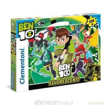 CLEMENTONI 104 el. fluorescencyjne Ben 10 [PUZZLE]
