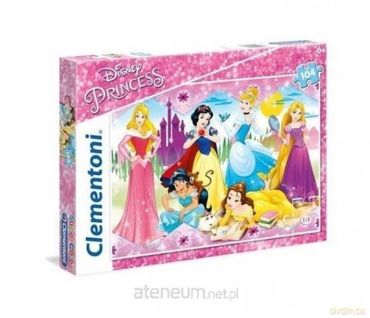 CLEMENTONI 104 el. Księżniczki [PUZZLE]