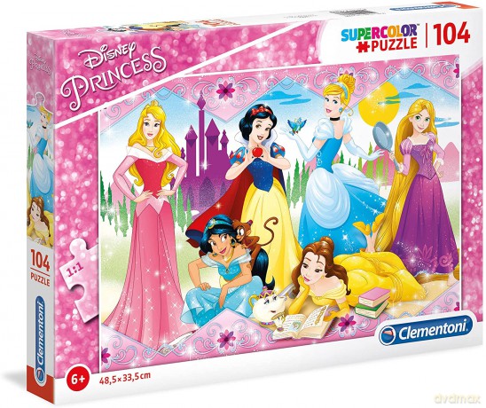 CLEMENTONI 104 el. Księżniczki [PUZZLE]