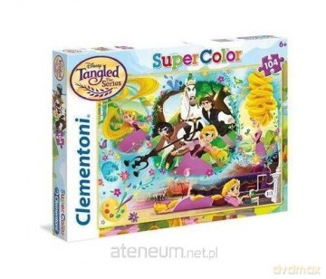 CLEMENTONI 104 el. Księżniczki- Roszpunka [PUZZLE]