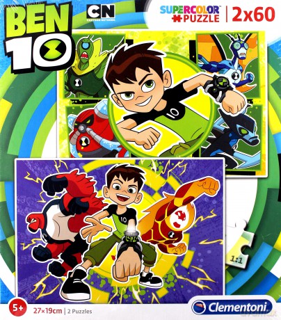 CLEMENTONI 2x60 el. el Ben 10 [PUZZLE]