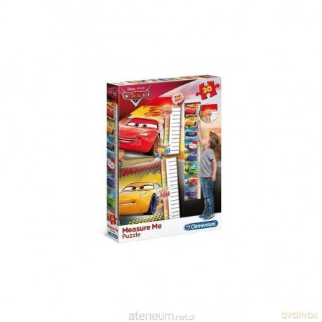 CLEMENTONI 30 el. Miarka wzrostu Cars [PUZZLE]