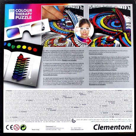 CLEMENTONI 500 el. 3D Color Teraphy Sowa [PUZZLE]