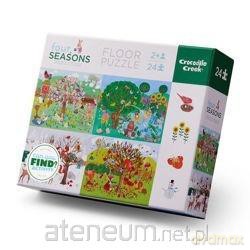 CROCODILE CREEK Puzzle podłogowe 24 Cztery pory roku [PUZZLE]