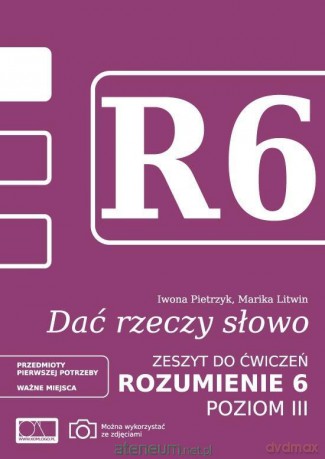 Dać rzeczy słowo. Rozumienie 6 - poziom 3 - Marika Litwin, Iwona Pietrzyk [KSIĄŻKA]