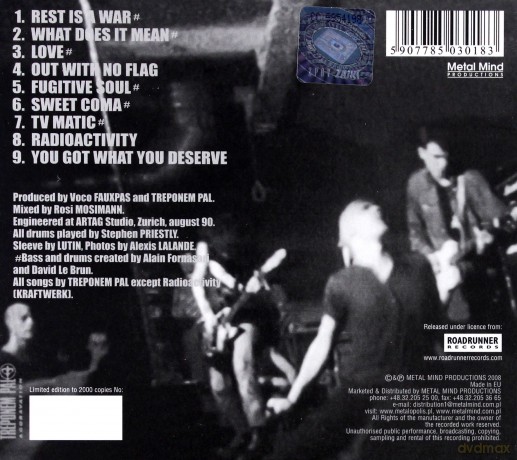 Treponem Pal: Aggravation (Remastered + Bonus Tracks) (digipack) [CD]