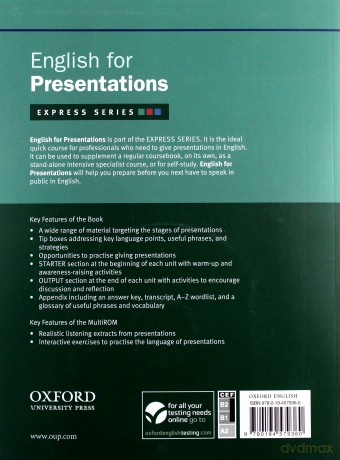 English for Presentations podręcznik [KSIĄŻKA]
