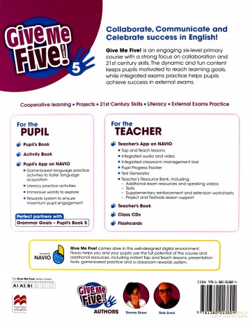 Give Me Five! 5 ćwiczenie [KSIĄŻKA]
