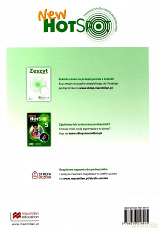 Hot Spot New 5 ćwiczenie [KSIĄŻKA]