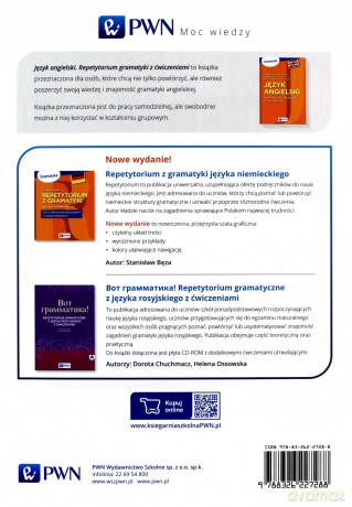 Język angielski. Repetytorium gramatyki z ćwiczeniami [KSIĄŻKA]