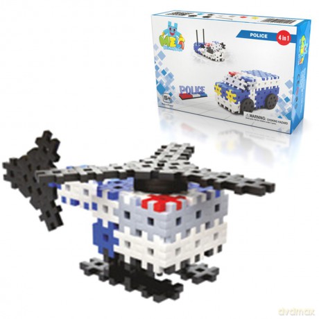 Klocki Meli Thematic Policja 4w1 [KLOCKI]