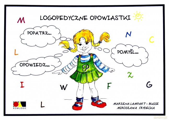 Kolorowanka - Logopedyczne opowiastki - Marzena Lampart-Busse, Mirosława Frydecka [KSIĄŻKA]