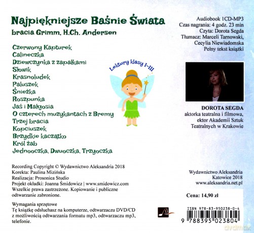 Najpiękniejsze Baśnie świata - Andersen Hans Christian, Jacob Grimm [AUDIOBOOK]