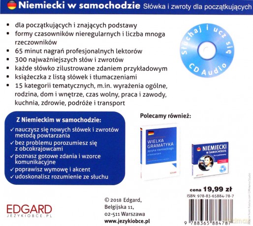 Niemiecki w samochodzie. Słówka i zwroty [KSIĄŻKA]