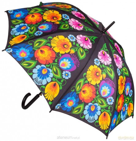 Parasol duży - łowicki czarny