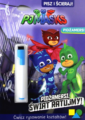 Pidżamersi. Pisz i ścieraj. Pidżamersi, świat [KSIĄŻKA]
