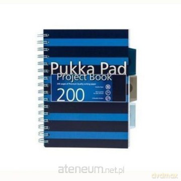 Project Book Navy A5 kratka nieb. (3 szt)
